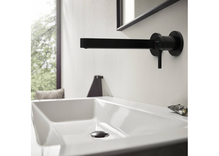 Змішувач Hansgrohe Finoris для раковини, чорний 76050670 (Пошкоджене пакування)