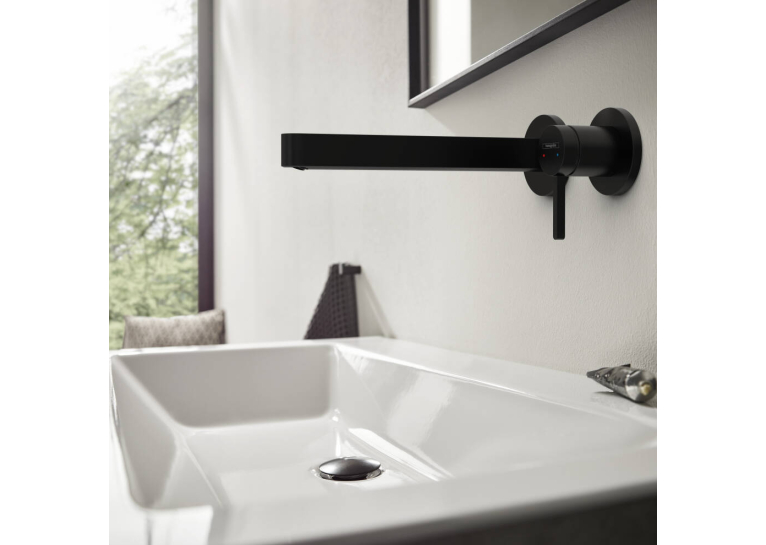 Змішувач Hansgrohe Finoris для раковини, чорний 76050670 (Пошкоджене пакування)
