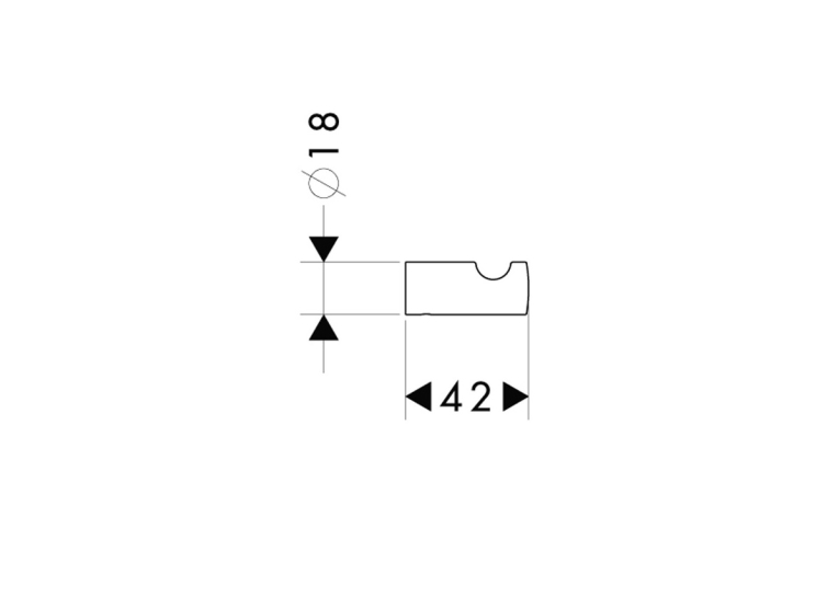 Гачок Hansgrohe PuraVida 41501000