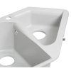  Кухонна мийка Lidz 1000x500/225 GRA-09 (LIDZGRA091000500225)