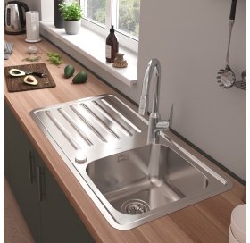 Кухонна мийка Hansgrohe S4113-F340 на стільницю 915х505 із сифоном automatic 43337800