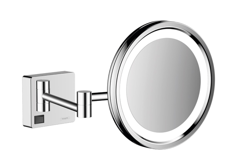 Дзеркало косметичне Hansgrohe AddStoris 41790000 з підсвічуванням LED хром