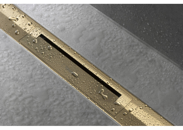 Верхня частина Hansgrohe "RainDrain Flex" для каналу 800 мм Polished Gold Optic 56044990