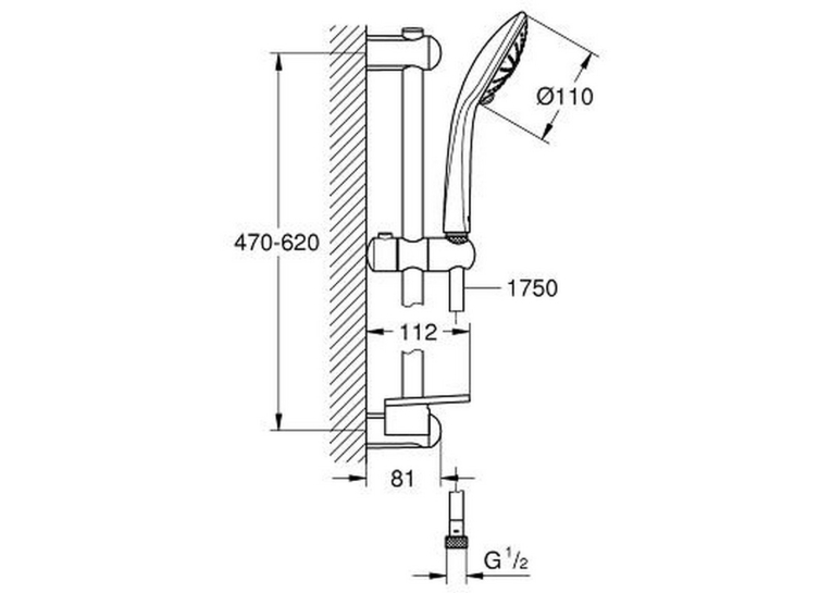 Душовий гарнітур Grohe Euphoria 27231001