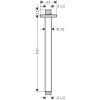 Кронштейн для верхнего душа Hansgrohe Vernis Shape, 30 см черный матовый 26407670