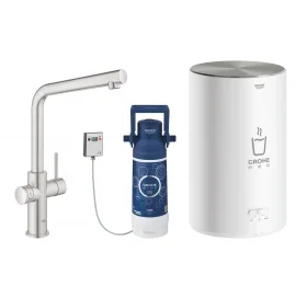 Смеситель для кухни с бойлером Grohe Red Duo 30327DC1 Сталь
