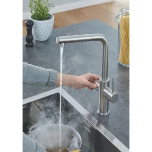 Смеситель для кухни с бойлером Grohe Red Duo 30327DC1 Сталь