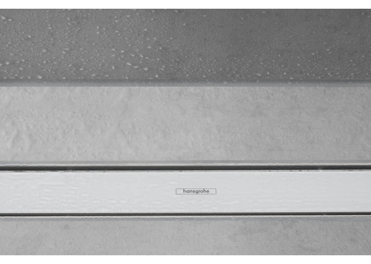 Верхня частина Hansgrohe "RainDrain Match" для каналу 800 мм White 56038450
