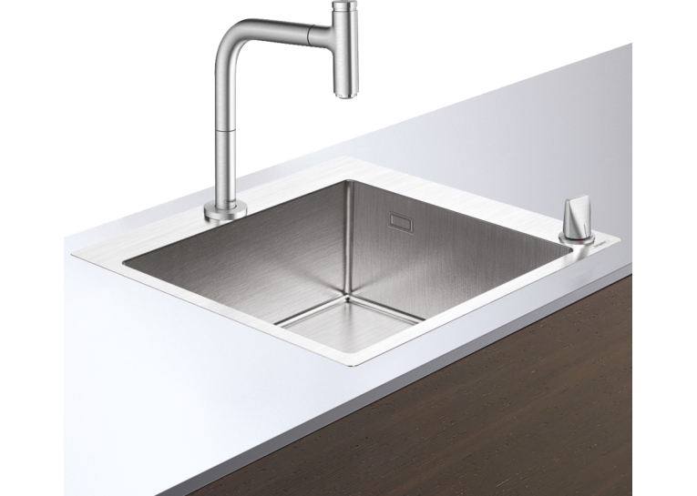 Кухонний комплект мийка із змішувачем Hansgrohe C71-F450-06, сталь 43201800