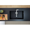 Кухонная мойка Hansgrohe S510-U660 под столешницу 710х450 Graphiteblack 43432170