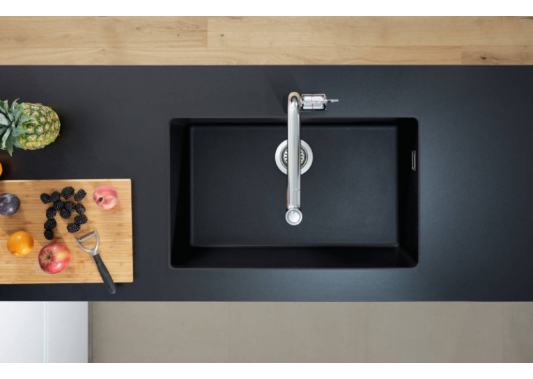 Кухонная мойка Hansgrohe S510-U660 под столешницу 710х450 Graphiteblack 43432170