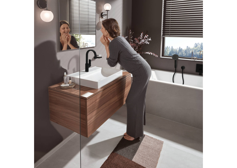 Змішувач Hansgrohe Vivenis для раковини, чорний 75032670