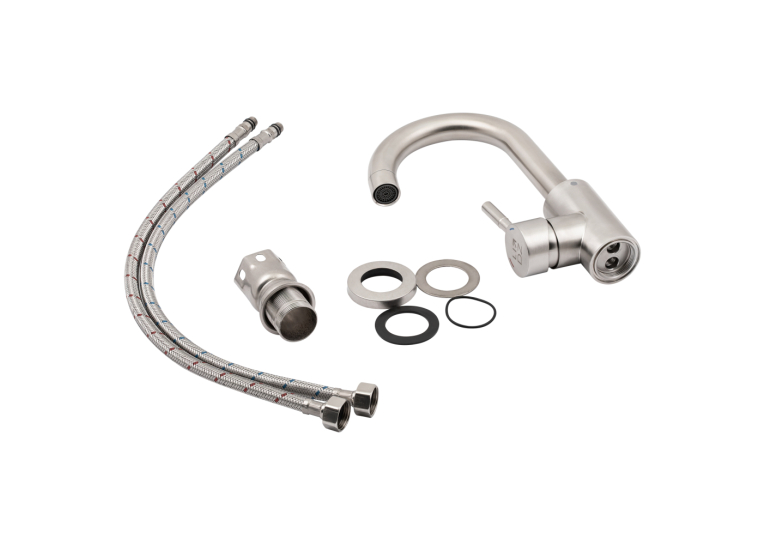 Смеситель для кухни Lidz Aria 015F2 (k35) LDARI015F2NKS34942 Nickel
