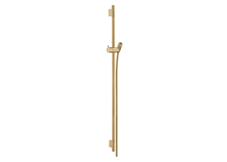Душова штанга Hansgrohe Unica S Pura 90 см зі шлангом для душу 160 см Brushed Bronze 28631140