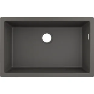 Кухонная мойка Hansgrohe S510-U660 под столешницу 710х450 Stonegrey 43432290