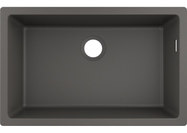 Кухонная мойка Hansgrohe S510-U660 под столешницу 710х450 Stonegrey 43432290