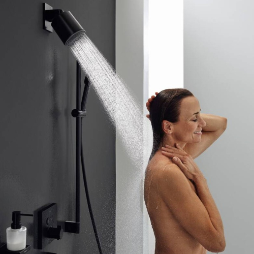 Верхній душ Hansgrohe Pulsify 105 1jet 24130670 чорний матовий (Пошкоджене пакування)