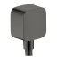 Шлангове підключення Hansgrohe FixFit E зі зворотним клапаном Brushed Black Chrome 26457340