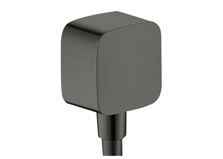 Шланговое подключение Hansgrohe FixFit E с обратным клапаном Brushed Black Chrome 26457340
