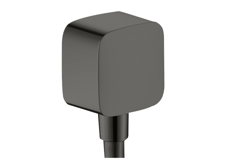Шлангове підключення Hansgrohe FixFit E зі зворотним клапаном Brushed Black Chrome 26457340