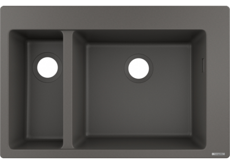 Кухонна мийка Hansgrohe S510-F635 770х510 на дві чаші 180/450 (43315290)
