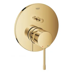 Смеситель однорычажный с переключателем на 2 положения GROHE Essence 24058GL1 Золото