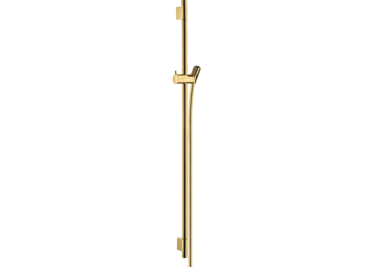 Душова штанга Hansgrohe Unica S Pura 90 см зі шлангом для душу 160 см Polished Gold Optic 28631990