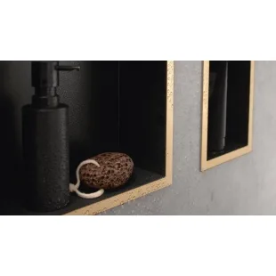 Настенная ниша Hansgrohe XtraStoris Individual с рамкой 30x30x10 см Brushed Bronze 56097140
