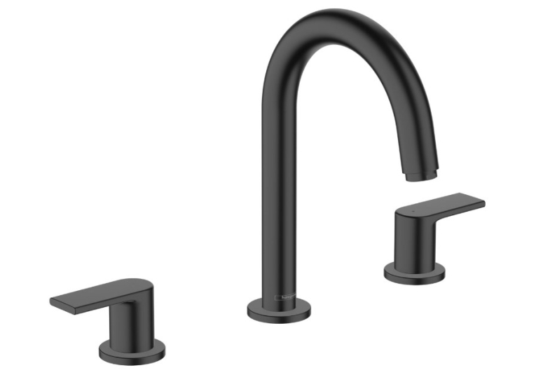 Змішувач для раковини Hansgrohe Vernis Shape 71563670 чорний