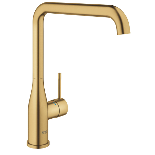 Grohe Змішувач для кухні Essence, довжина виливу - 220мм, поворотний, 1важіль, 30269GN0 Золото матове