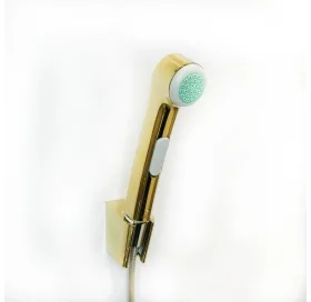 Гігієнічний душ Hansgrohe зі шлангом 125 см та тримачем Polished Gold Optic 32129990