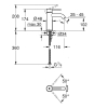 Смеситель для раковины Grohe Essence New 23590AL1 Графит матовый