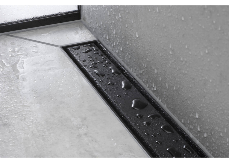 Верхня частина Hansgrohe "RainDrain Match" для каналу 1200 мм Matt Black 56042670