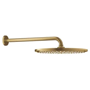 Верхний душ с душевым кронштейном GROHE Rainshower Cosmopolitan 310 26066GN0 Золото матовое
