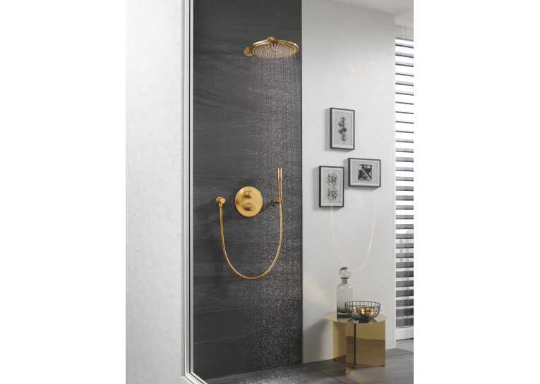 Верхній душ з кронштейном GROHE Rainshower Cosmopolitan 310 26066GN0 Золото матове