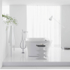 Смеситель для ванны напольный Hansgrohe PuraVida хром/белый 15473400