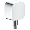 Шлангове підключення Hansgrohe FixFit E зі зворотним клапаном Matt White 26457700 (Пошкоджене пакування)