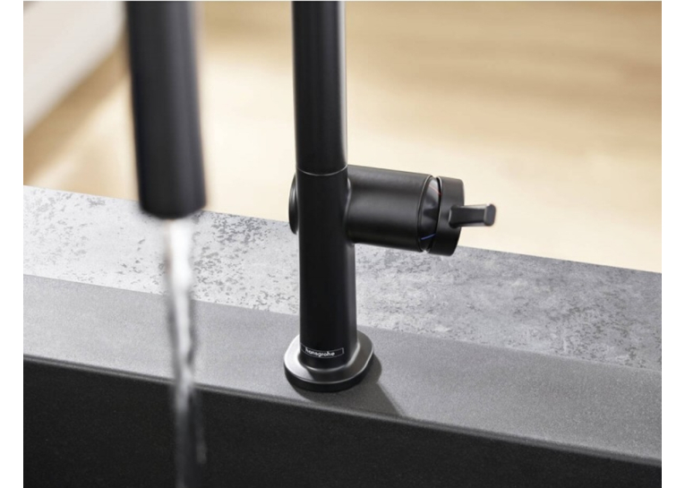 Змішувач Hansgrohe Talis M54 для кухонного миття з висувним душем Black Matt 72801670