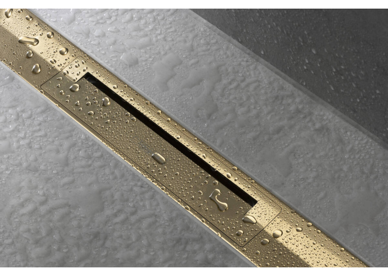 Верхня частина Hansgrohe "RainDrain Flex" для каналу (пристінна) 700 мм Polished Gold Optic 56050990