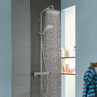 Душевая система с термостатом Hansgrohe Croma E Showerpipe 280 1jet EcoSmart 27660000U SHOWROOM