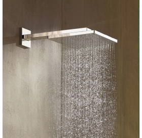 Верхний душ Hansgrohe Raindance E 300 1jet с душевым кронштейном Matt White 26238700