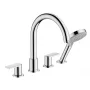 Змішувач на борт ванни Hansgrohe Vernis Shape з душовим гарнітуром 71459000 хром