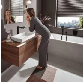 Ручной душ Hansgrohe Pulsify Select Activation 24100670 черный матовый