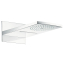 Верхній душ Hansgrohe Raindance Rainfall 180 AIR 2jet, хром/білий 28433400