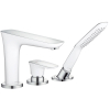 Змішувач на борт ванни Hansgrohe PuraVida хром/білий 15432400