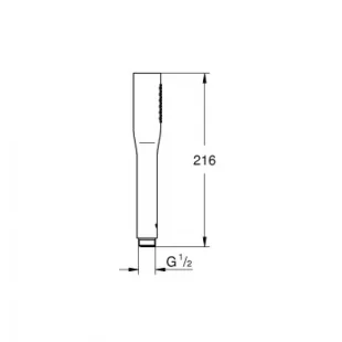 Ручной душ Grohe Euphoria Cosmopolitan Stick 27400DC0 Сталь