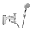 Смеситель на борт ванны Hansgrohe Vernis Shape с душевым гарнитуром 71462000 хром