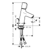Смеситель для раковины Hansgrohe Talis Select S 72040000