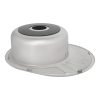  Кухонна мийка Lidz 5745 Satin 0,8 мм (LIDZ5745SAT08)