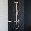 Душова система з термостатом Hansgrohe Raindance Select S Showerpipe 240 1jet Brushed Bronze 27633140